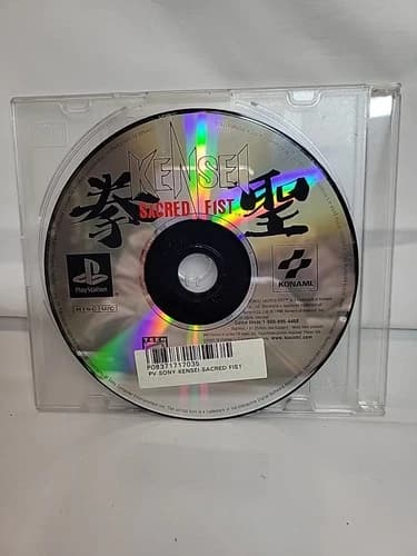 Kensei Sacred Fist (Sony PlayStation 1 PS1, 1998)