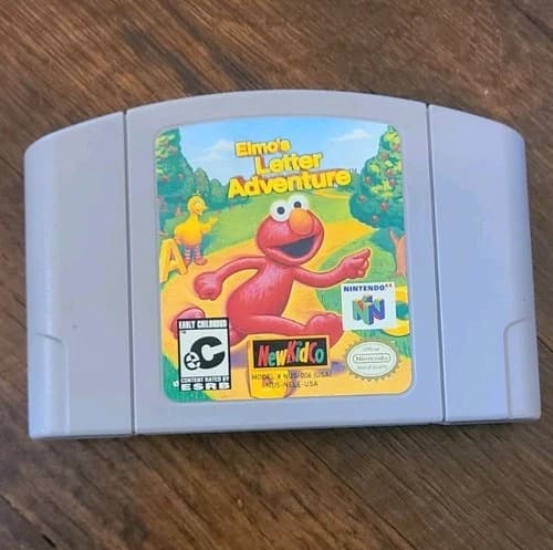 Sesame Street: Elmo's Letter Adventure N64 CARTRIDGE ONLY (Nintendo 64) - tested