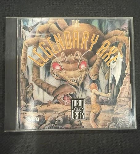 The Legendary Axe NEC TurboGrafx-16 HuCard Game, Complete With Case And Manual