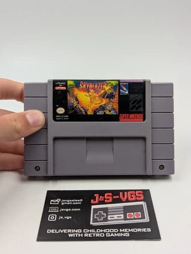 Nintendo SNES Skyblazer Cartridge Only Tested Working
