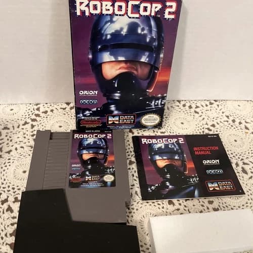 Robocop 2 (Nintendo Entertainment System NES 1990) Complete With Manual CIB