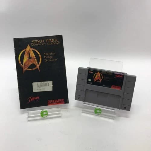 Star Trek: Starfleet Academy (Super Nintendo SNES, 1994) Tested Works