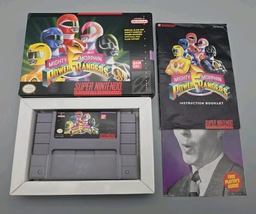 Mighty Morphin Power Rangers (super Nintendo, SNES) Authentic - Complete Tested