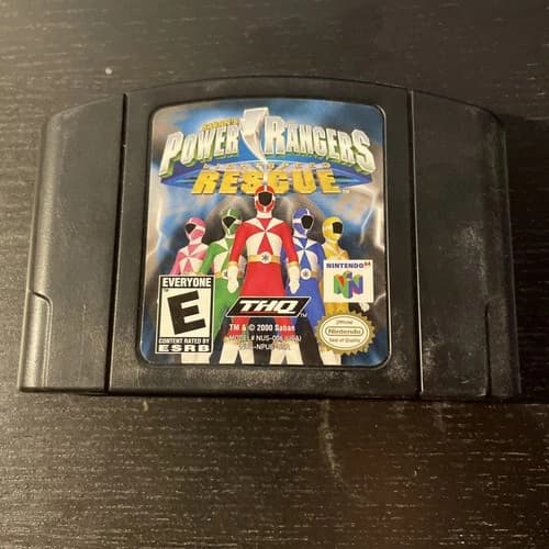 Power Rangers Lightspeed Rescue (Nintendo 64 N64, 2000) Genuine OEM Authentic