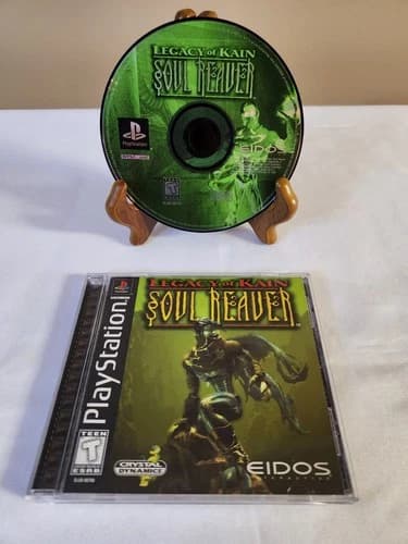 Legacy of Kain: Soul Reaver (Playstation 1, 1999) PS1 Complete Black Label CIB!