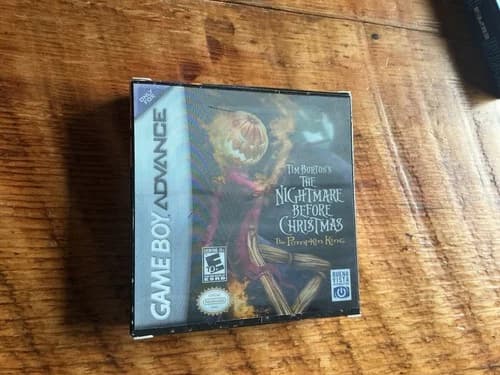 Nightmare Before Christmas: The Pumpkin King (Game Boy Advance, 2005) GBA CIB
