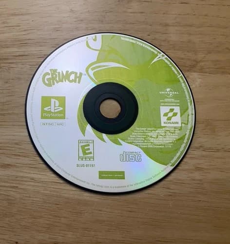 The Grinch (Sony PlayStation 1 PS1, 2000) Disc Only - Tested