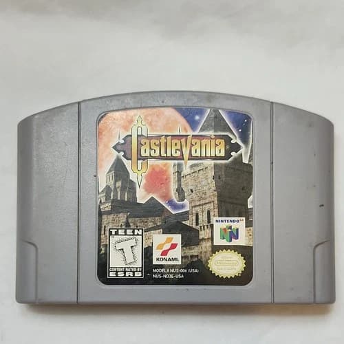 Konami Castlevania Nintendo 64 N64 Cartridge T Rated NTSC-U/C