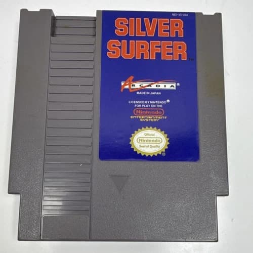 Silver Surfer Nintendo NES Official Nintendo Seal Arcadia NTSC-U/C