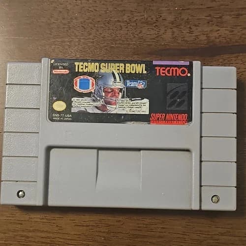 Tecmo Super Bowl for Nintendo SNES NTSC-U/C (US/Canada) 1993 Cart Only