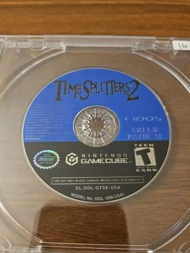TimeSplitters 2 Nintendo GameCube Loose Disk Only Tested Authentic Free Shipping