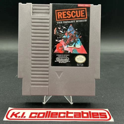 Nintendo NES Rescue The Embassy Mission - Authentic *TESTED