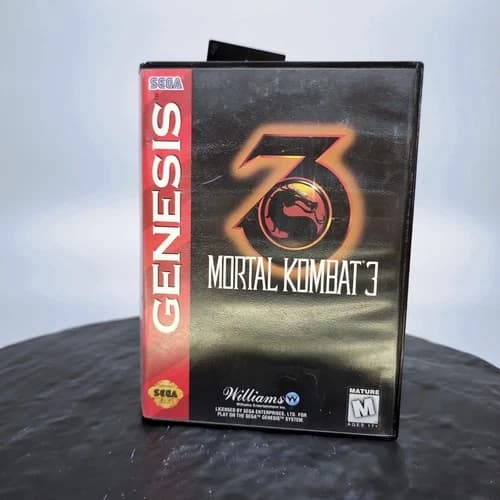 Mortal Kombat 3 Sega Genesis CIB Complete Game+Box+Manual Authentic Tested✅