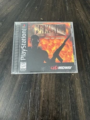 PlayStation 1 PS1 Game Maximum Force CIB Complete In Box