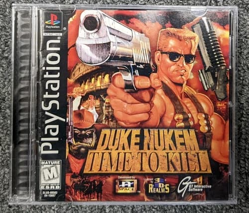 Duke Nukem: Time to Kill (Sony PlayStation 1, 1998) PS1 COMPLETE IN CASE!