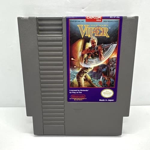 NES Code Name: Viper Nintendo Entertainment System 1990 Cleaned & Tested
