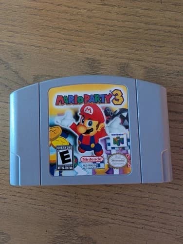 Mario Party 3 Nintendo 64 N64 Authentic Tested Working Clean Label