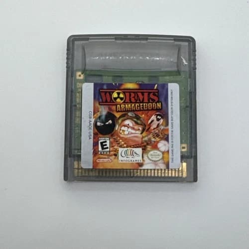 J4 Worms Armageddon Nintendo Game Boy Color Cart Only