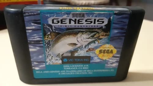 King Salmon (Sega Genesis, ) Cartridge Only. Tested and Working.