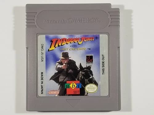 ¤ Indiana Jones And The Last Crusade ¤ (Game Cart) Nintendo Gameboy Authentic