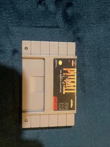 SNES Super Nintendo Pitfall The Mayan Adventure Authentic Tested & Working 1994