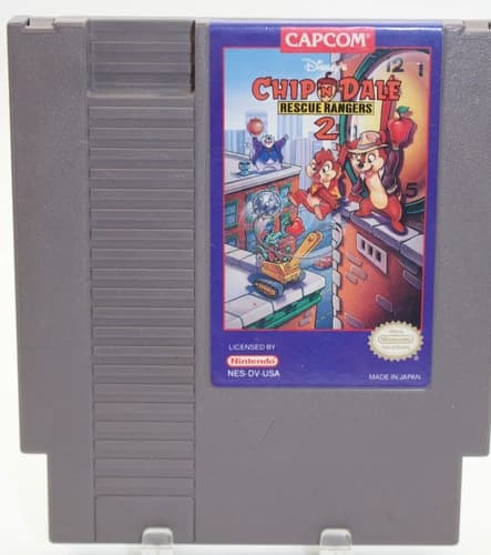 Disney's Chip 'N Dale: Rescue Rangers 2 Nintendo NES Authentic! CAPCOM TESTED