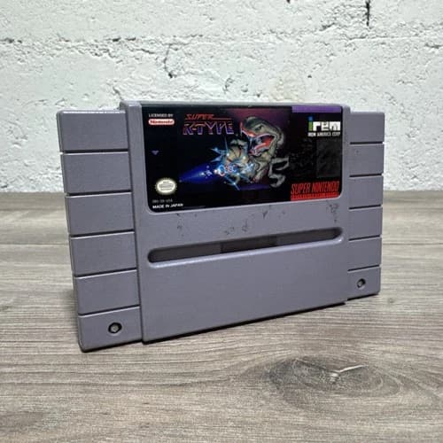 Super R-Type (Super Nintendo, 1991) SNES Authentic Cartridge Only Tested