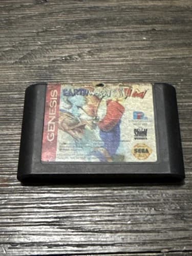 Earthworm Jim (Sega Genesis, 1994) Cartridge Only