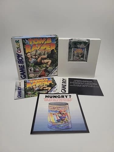 Tomb Raider Starring Lara Croft Game Boy Color GBC Complete in Box CIB