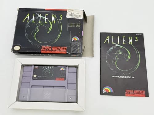 Alien 3 (Super Nintendo Snes) Complete Authentic