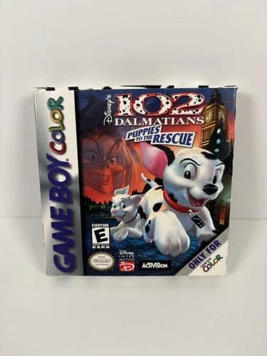 102 Dalmatians: Puppies to the Rescue (Nintendo Game Boy Color, 2000) CIB