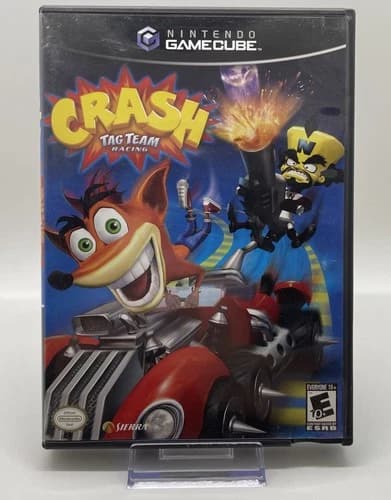 Crash: Tag Team Racing (Nintendo GameCube, 2005) Complete With Manual
