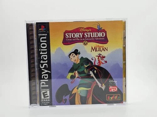 Sony Playstation 1 PS1 Disney's Story Studio Mulan CIB Cleaned & Tested