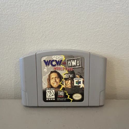 WCW vs. NWO World Tour (Nintendo 64, 1997) N64 Authentic Tested Working