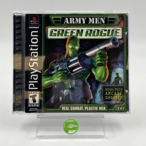 Army Men Green Rogue (Sony PlayStation 1 PS1, 2001)