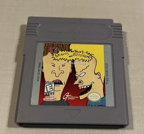 MTV's Beavis and Butt-head Nintendo Original Game Boy CART ONLY AUTHENTIC/TESTED