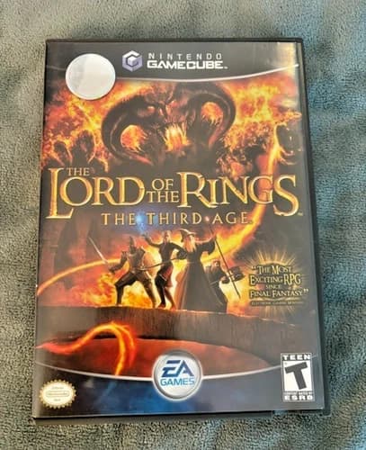 Lord of the Rings: The Third Age Nintendo GameCube Discs, Box, Insert and Manual