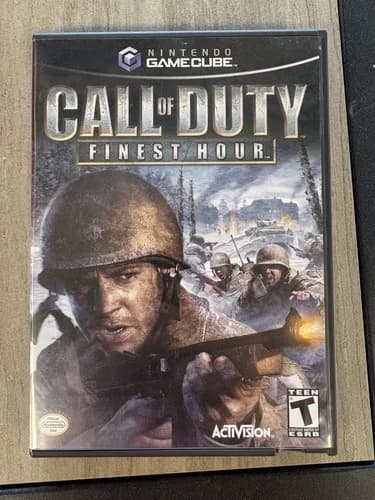 Call of Duty: Finest Hour Nintendo GameCube 2004 100 % Complete OEM Works!