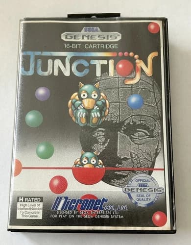 Sega Genesis Game - Junction FREE SHIPPING Complete w/ Box CIB