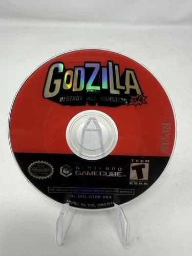 Godzilla Destroy All Monsters Melee (Nintendo Gamecube) DISC ONLY Loose Tested