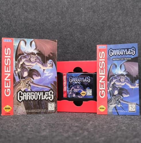 Gargoyles (Sega Genesis) CIB - Authentic Great Condition
