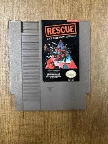 Rescue: The Embassy Mission - NES - Nice Condition! Loose Cart Only!