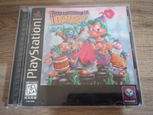 The Adventures of Lomax (Sony PlayStation 1, 1996) PS1, complete, CIB, tested