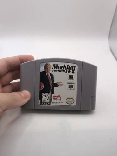 Madden Football 64 Nintendo 64 N64 Authentic Tested Working