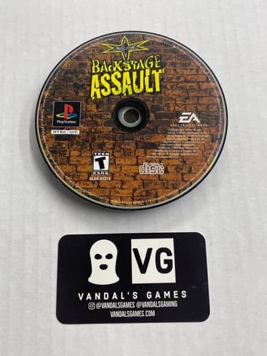 Ps1 - WCW Backstage Assault Sony PlayStation 1 Disc Only #111
