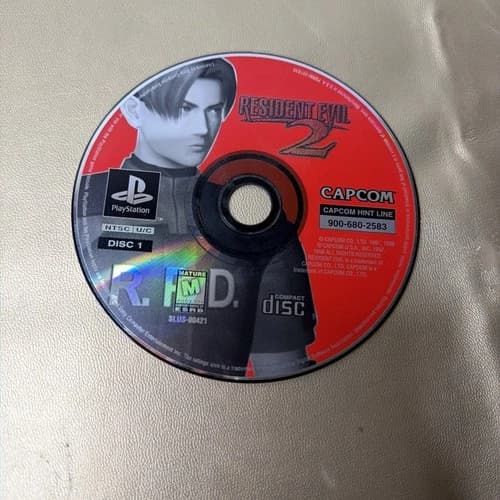 Resident Evil 2 Sony PlayStation 1 PS1 Disc 1 Only