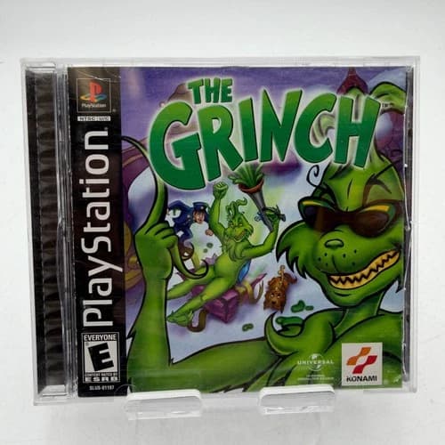 Playstation The Grinch Video Game PS1 CIB