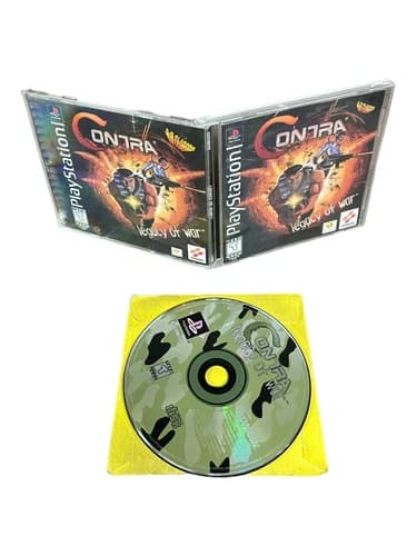 Sony PlayStation 1 PS1 CIB Complete TESTED Contra Legacy of War Jewel Case Var.