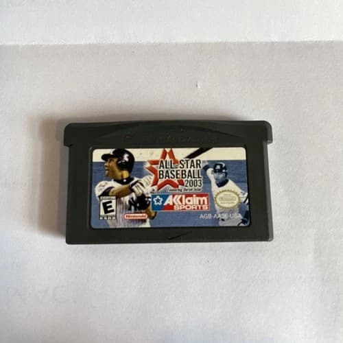 All Star Baseball 2003 GameBoy Advance Game Only Cartridge Tested