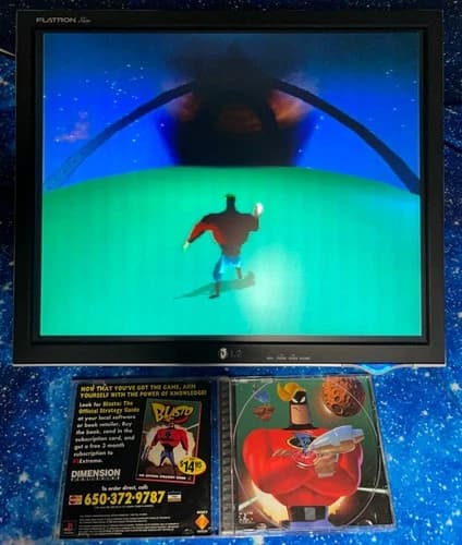 Blasto PS1 PlayStation Game Tested Complete Original Case Manual CIB